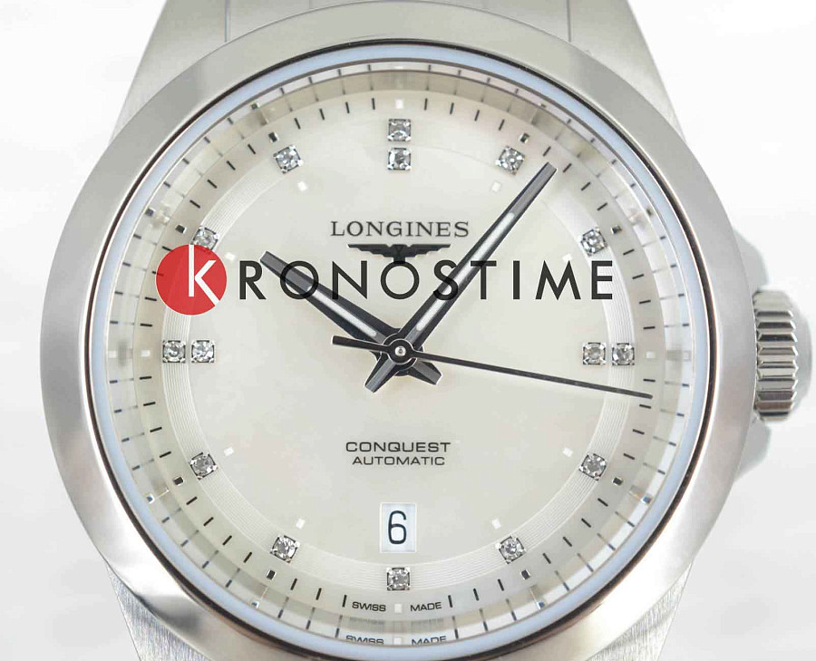Часы Longines Conquest L3.320.4.87.6 — Швейцария, механические