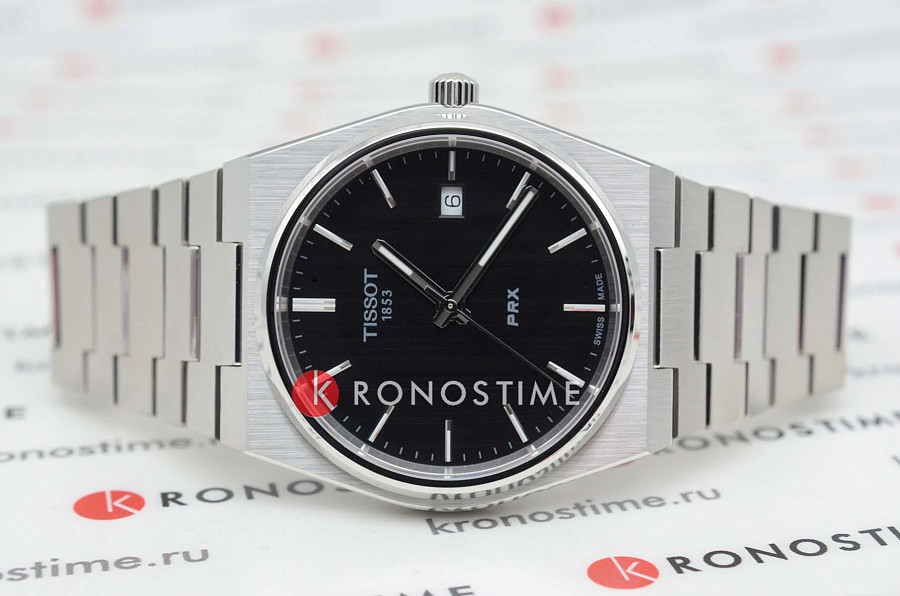 Часы Tissot PRX T137.410.11.051.00 — кварцевые, сталь металл