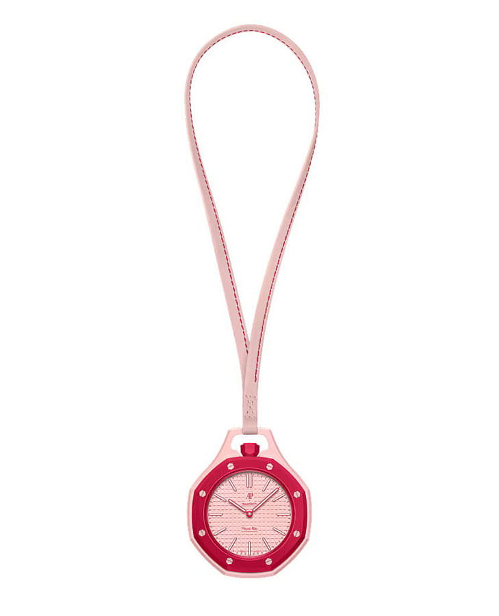 Часы Audemars Piguet x Swatch Royal Pop Otto Rosso SSX03R100N — женские, розовый