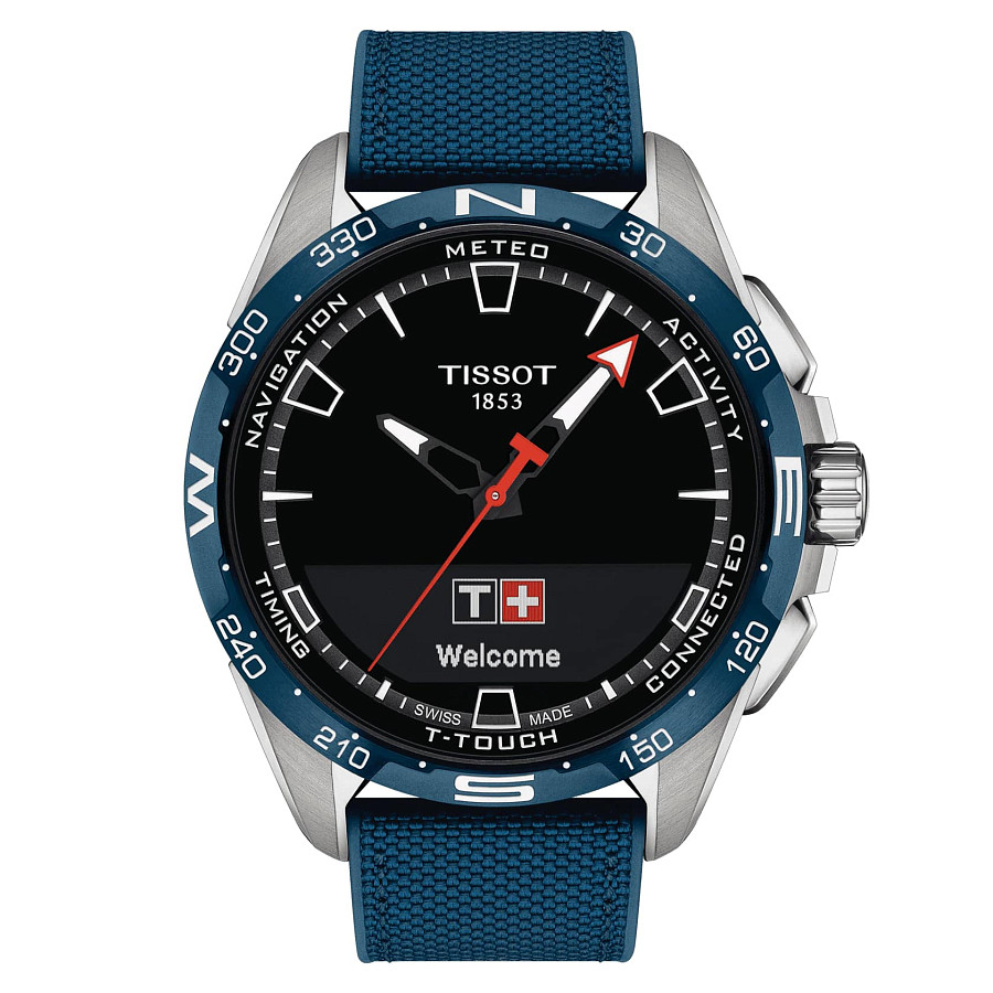 Часы Tissot T-Touch Connect Solar T121.420.47.051.06 — мужские, черный