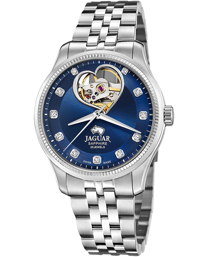 Часы Jaguar Automatic Open Heart J994/2 — женские, синий