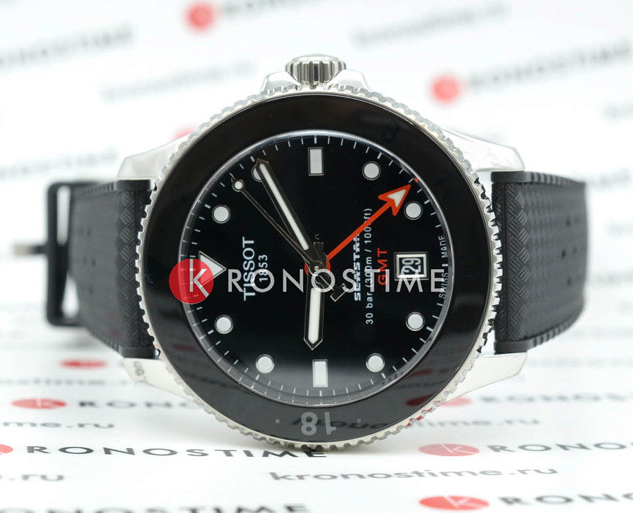 Часы Tissot Seastar 1000 Quartz Gmt T120.852.17.051.00 — Швейцария, кварцевые