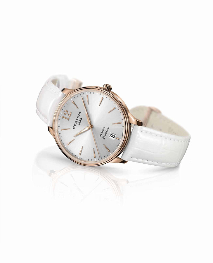 Часы Certina DS Dream 38mm C021.810.36.037.00 — женские, белый