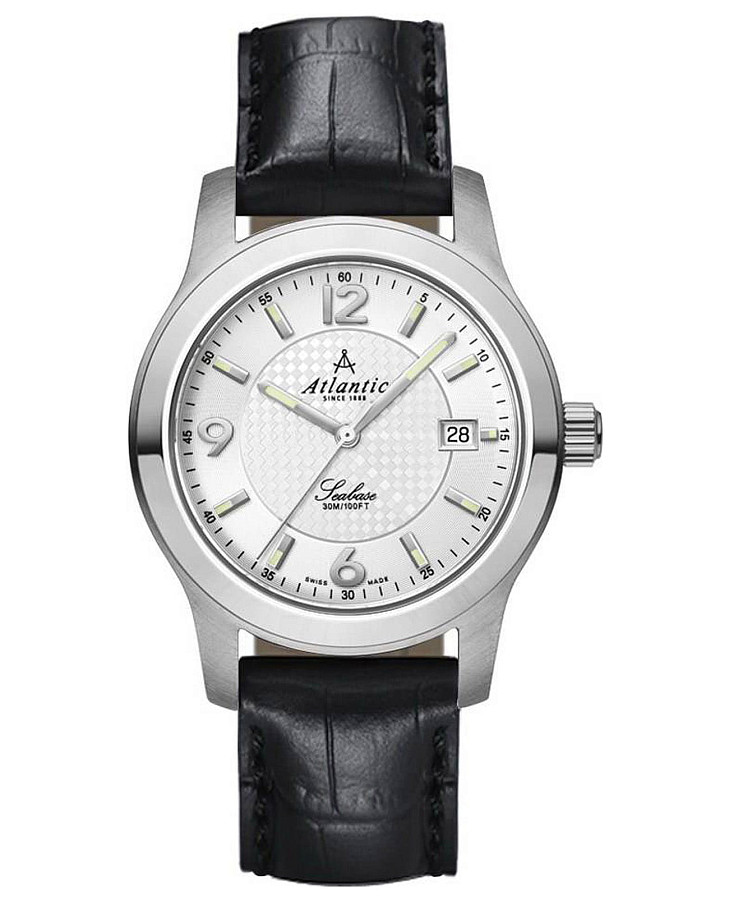 Часы Atlantic Seabase 62340.41.25 — мужские, серебристый