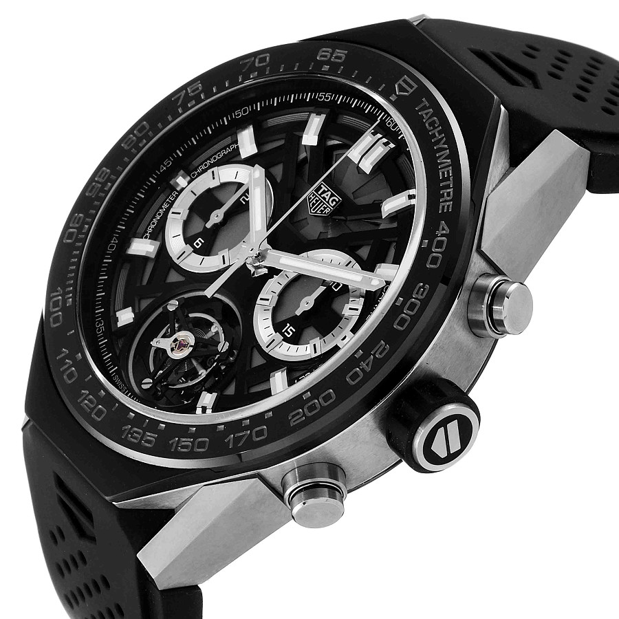 Часы TAG Heuer Carrera ACBF5A80 — мужские, каучук