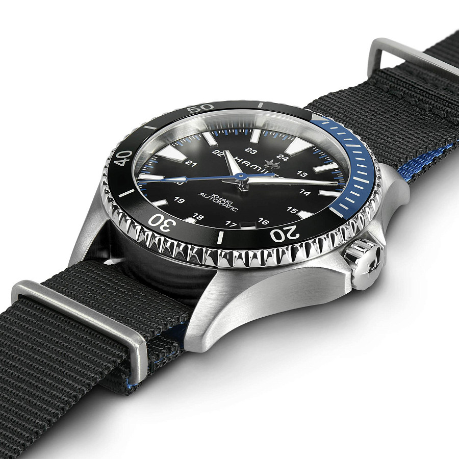 Часы Hamilton Khaki Navy Scuba Auto H82315931 — механические, металл сталь