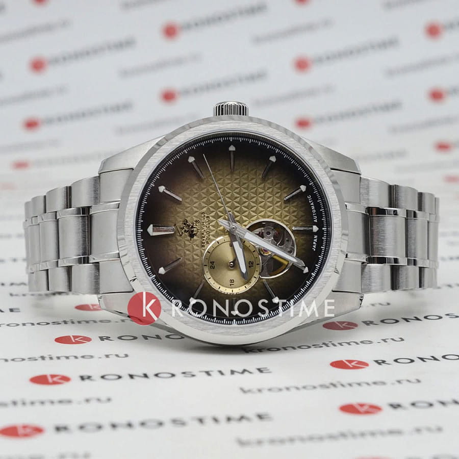 Часы Beverly Hills Polo Club BP3915X.340 — механические, металл сталь