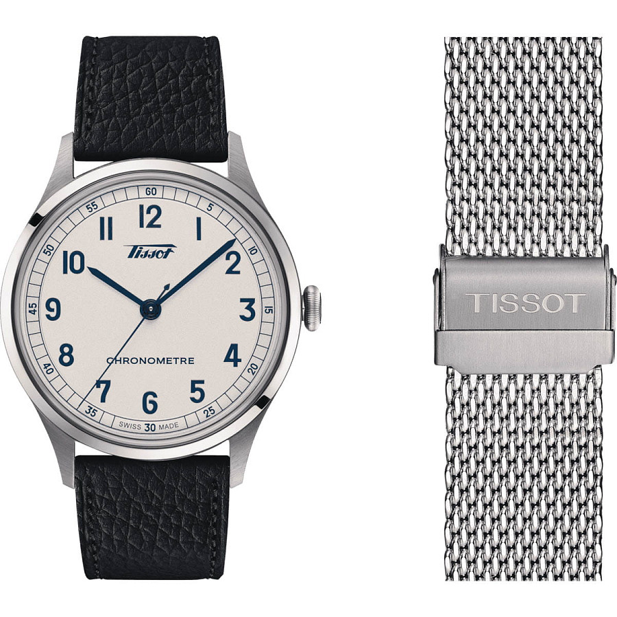 Часы Tissot Heritage 1938 Automatic T142.464.16.032.00 — мужские, синий