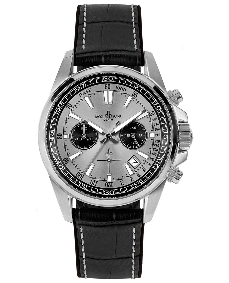 Часы Jacques Lemans Liverpool 1-2117Q — мужские, серый