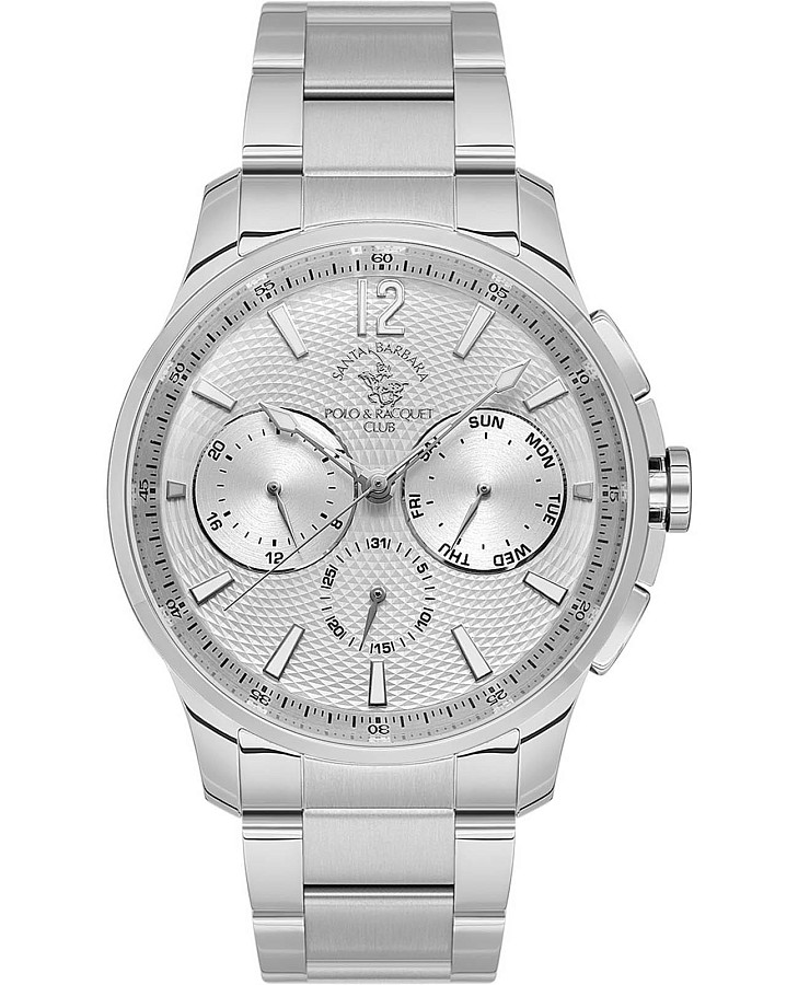 Часы Santa Barbara Polo & Racquet Club Legend SB.1.10537-1 — мужские, серебристый