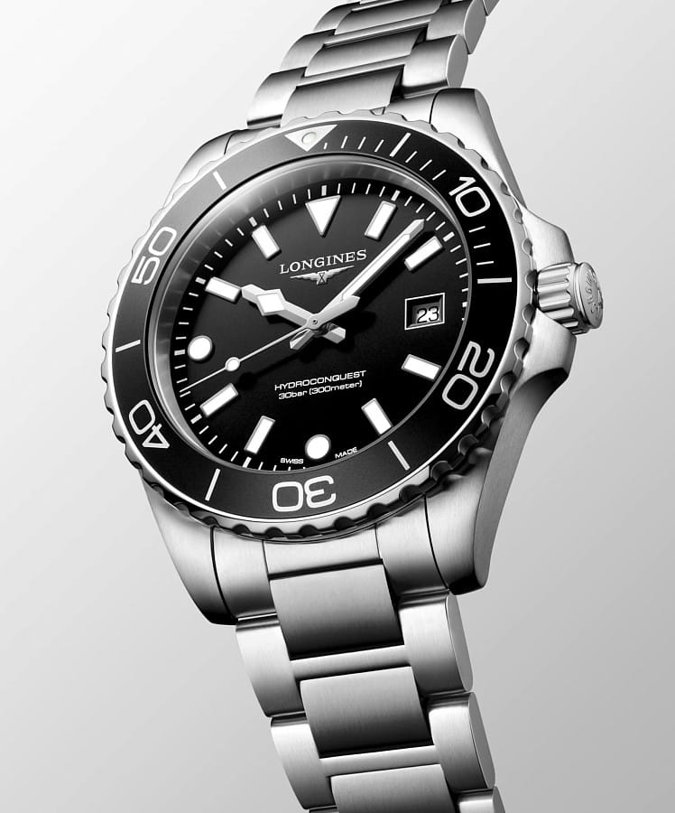 Часы Longines HydroConquest L3.769.4.56.6 — металл сталь, Швейцария