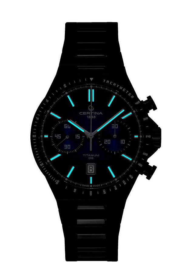 Часы Certina DS-7 Chrono Auto C043.427.44.041.00 — механические, титан