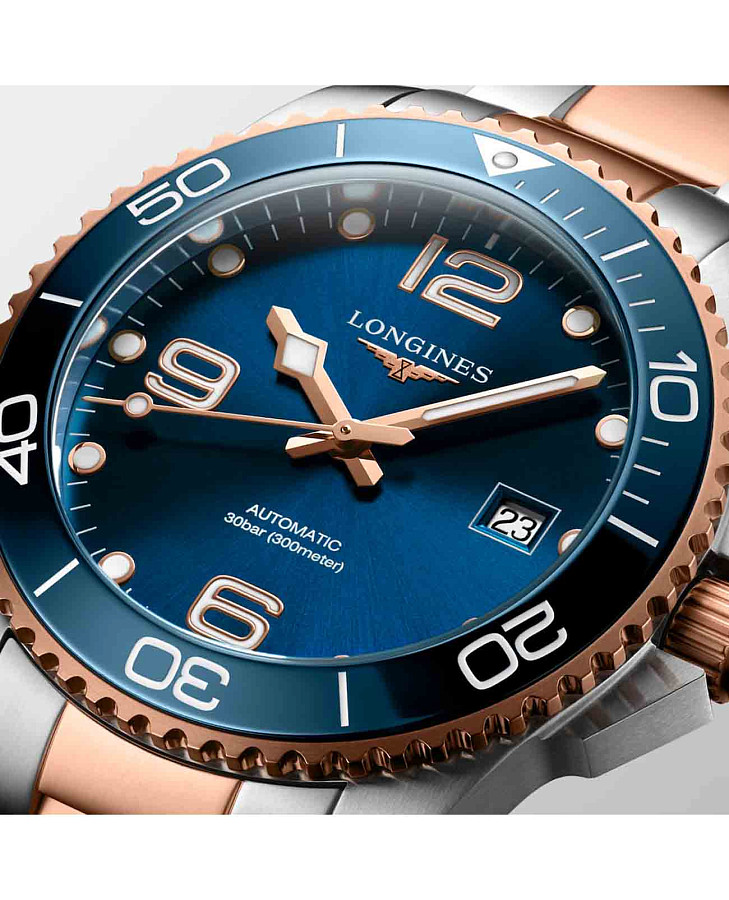Часы Longines HydroConquest L3.781.3.98.7 — механические, сталь металл