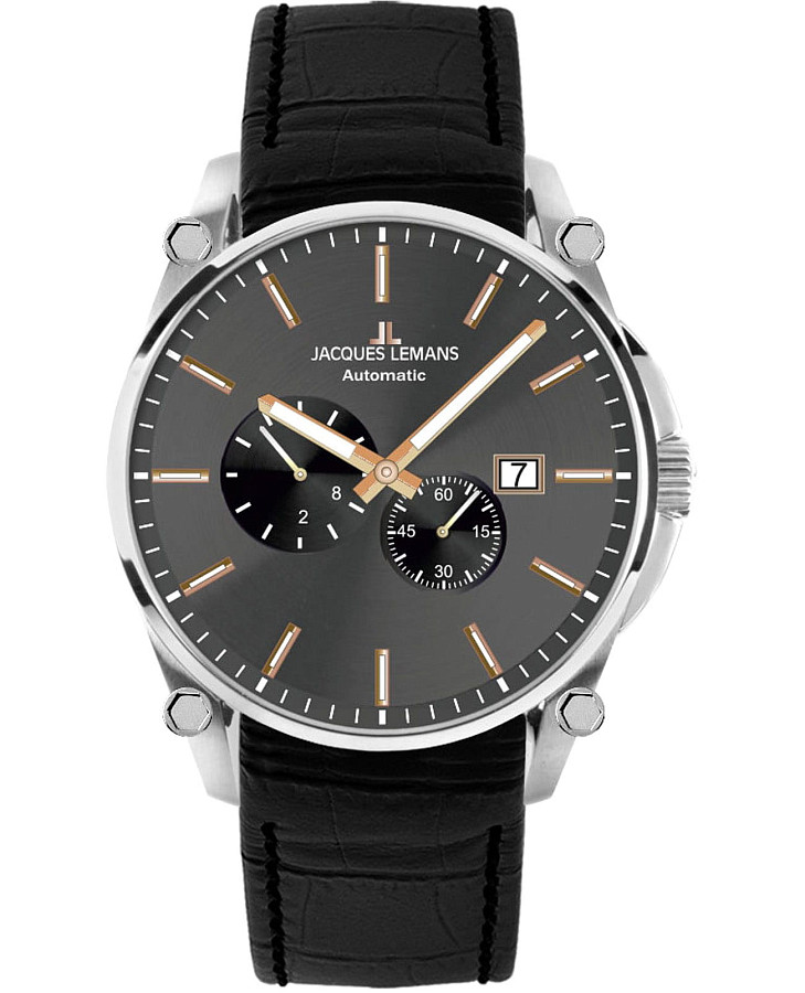 Часы Jacques Lemans Derby 1-2200C — мужские, черный