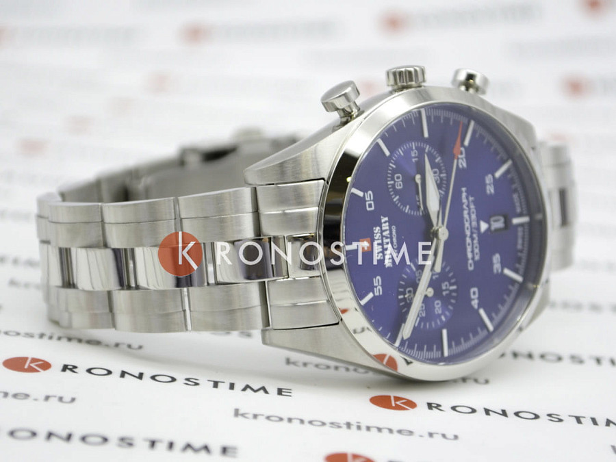 Часы Swiss Military by Chrono SM34090.02 — нержавеющая сталь, мужские