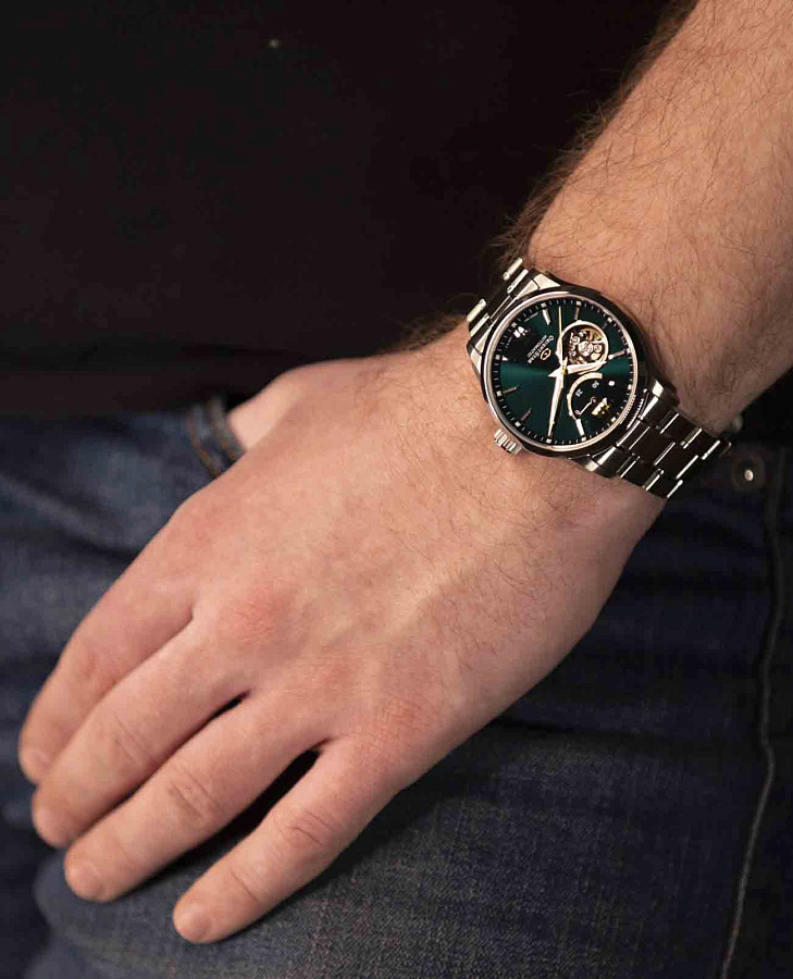 Часы Orient Star RE-AT0002E (RK-AT0002E) — механические, металл сталь
