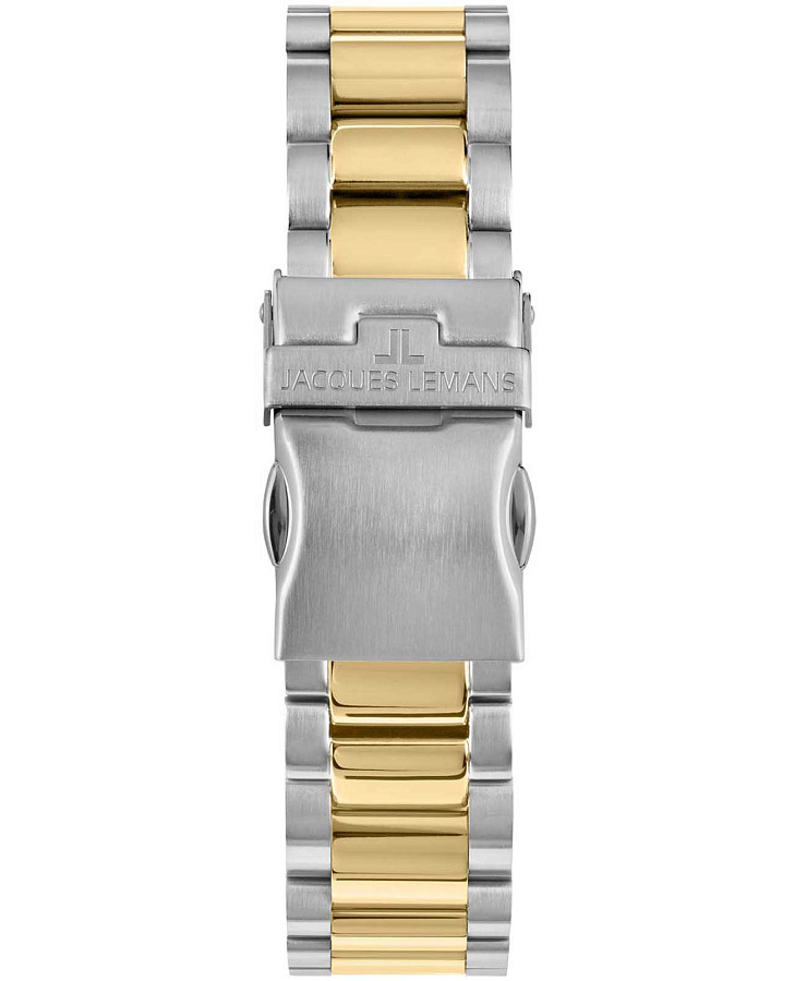 Часы Jacques Lemans Hybromatic 1-2170L — нержавеющая сталь с pvd-покрытием, мужские