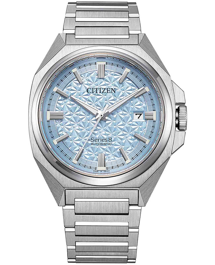 Часы Citizen Series 8 NB6051-59L — мужские, голубой