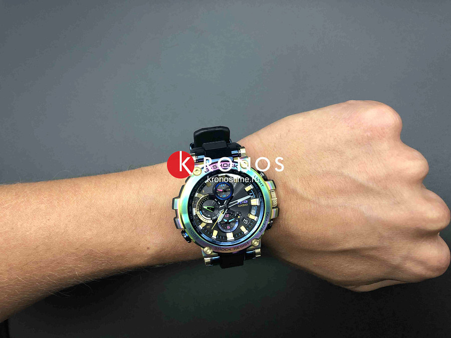 Часы Casio G-Shock Premium MTG-B1000RB-2A — мужские, электронные
