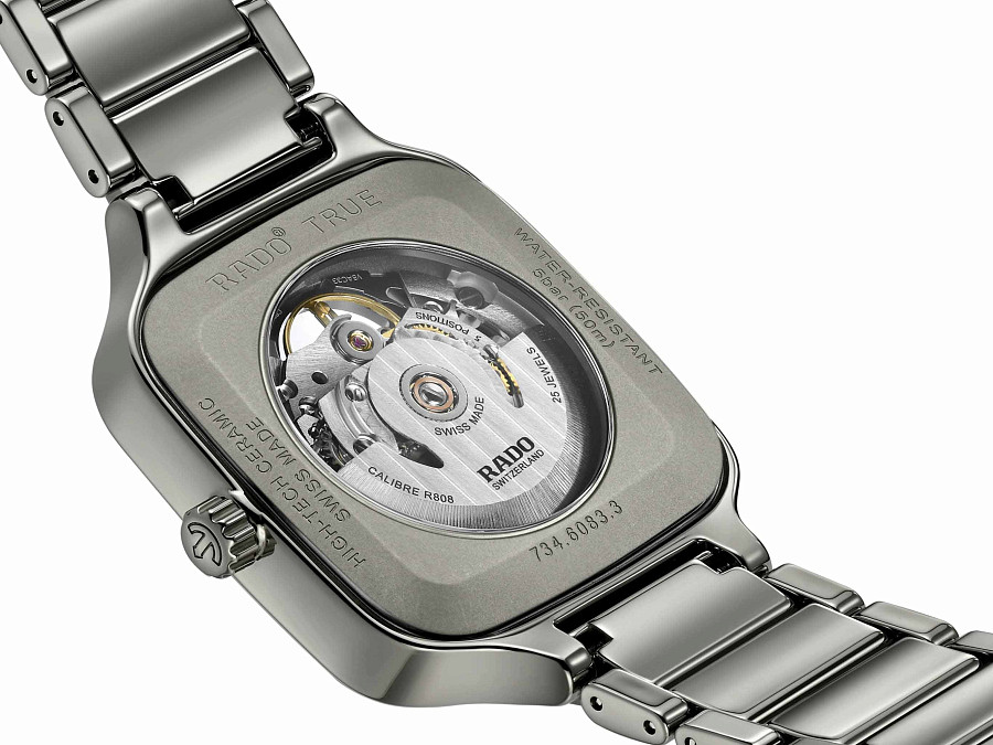 Часы Rado True Square Automatic Skeleton R27125152 — керамика, Швейцария