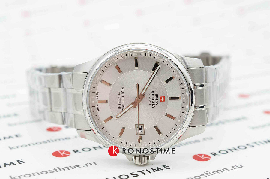 Часы Swiss Military by Chrono Сверхточные SM30200.02 — сталь металл, Швейцария