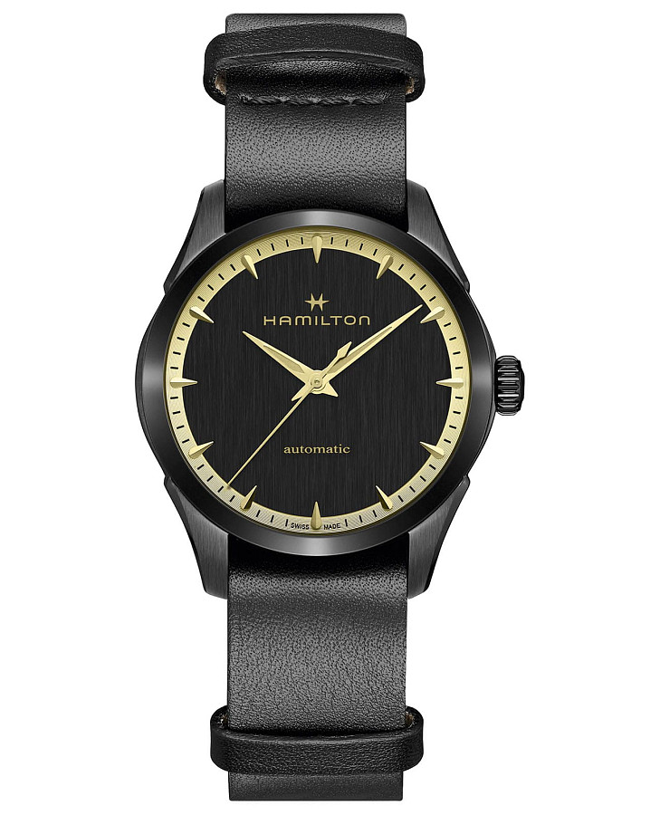 Часы Hamilton Jazzmaster Auto H32255730 — мужские, золотистый