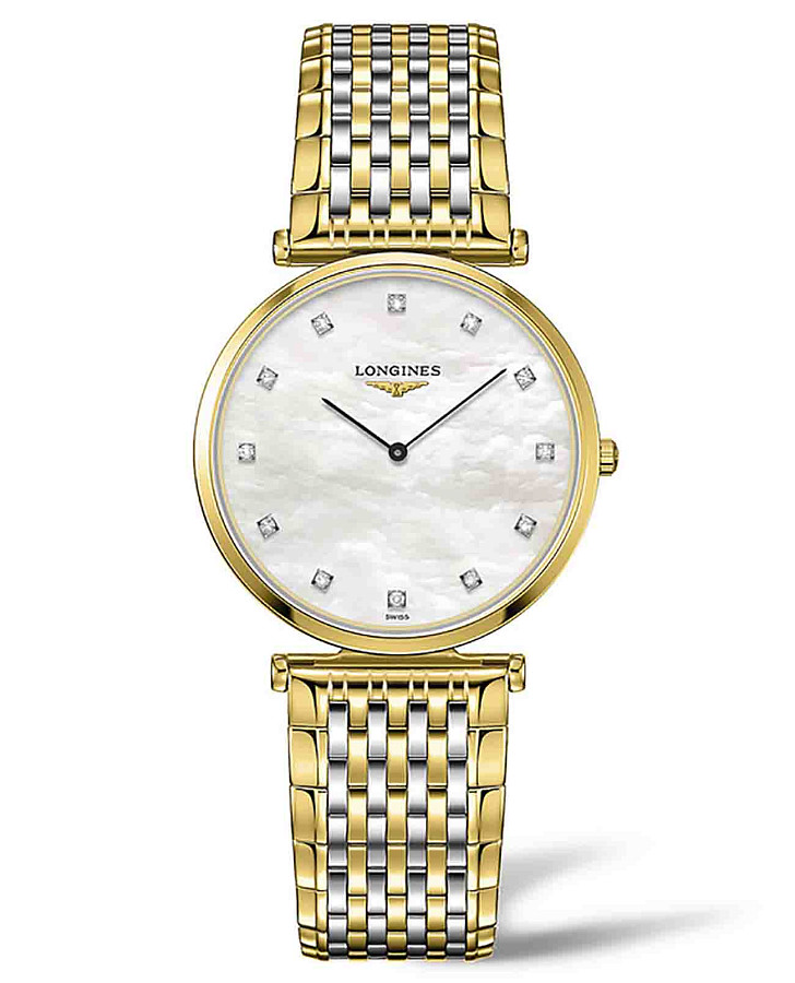 Часы Longines La Grande Classique L4.709.2.88.7 — женские, перламутровый