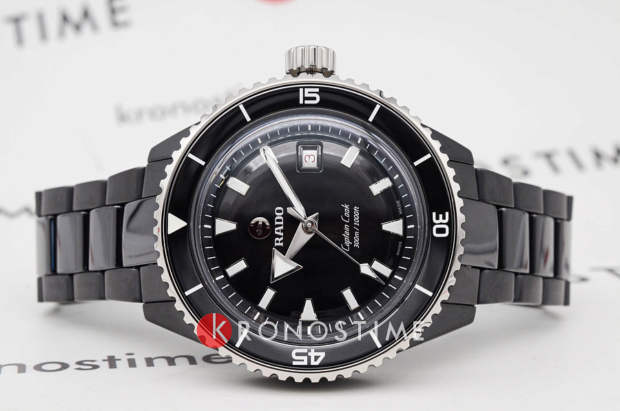 Часы Rado Captain Cook High-Tech Ceramic Diver R32129152 — механические, керамика