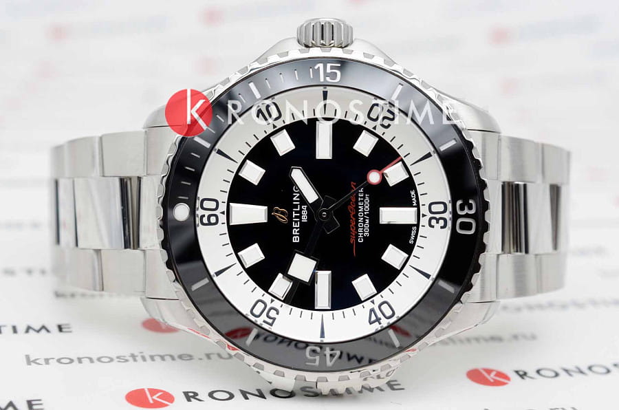 Часы Breitling Superocean Automatic 46 A17378211B1A1 — механические, сталь металл