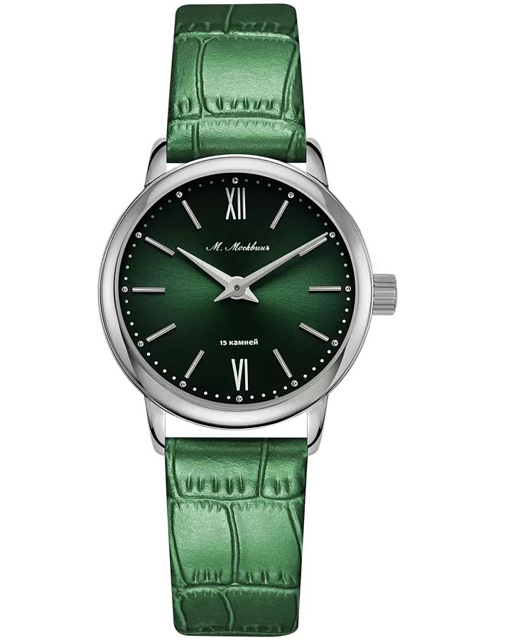 Часы Михаил Москвин Classic 1510B1L14 — женские, зеленый