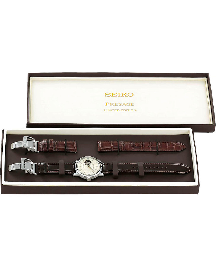 Часы Seiko Presage SSA409J1 — мужские, кожаный