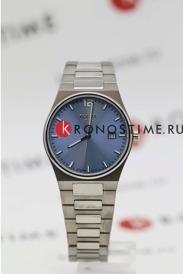 Часы Boccia Titanium 3661-01 — кварцевые, титан