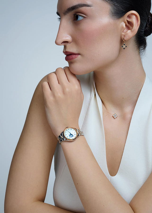 Часы Orient Star RE-ND0001S — белый, сталь металл