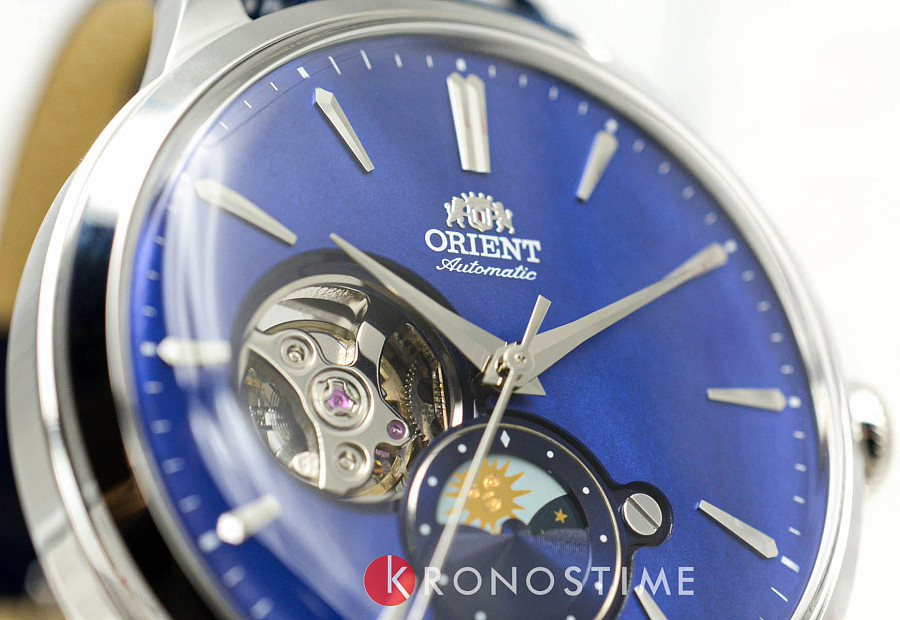 Часы Orient Sun And Moon RA-AS0103A (RN-AS0103A) — мужские, кожаный