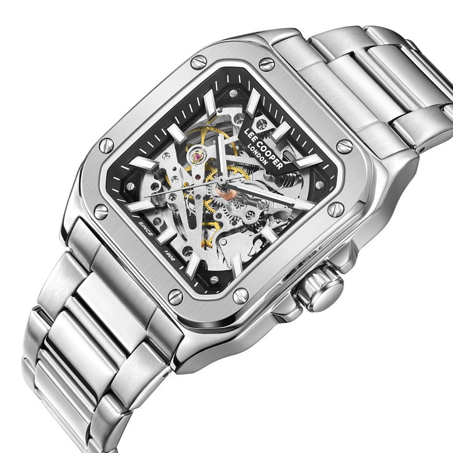 Часы Lee Cooper LC08198.350 — механические, суперметалл металл