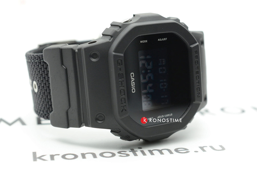 Часы Casio G-Shock DW-5600BBN-1DR (DW-5600BBN-1E) — черный, электронные