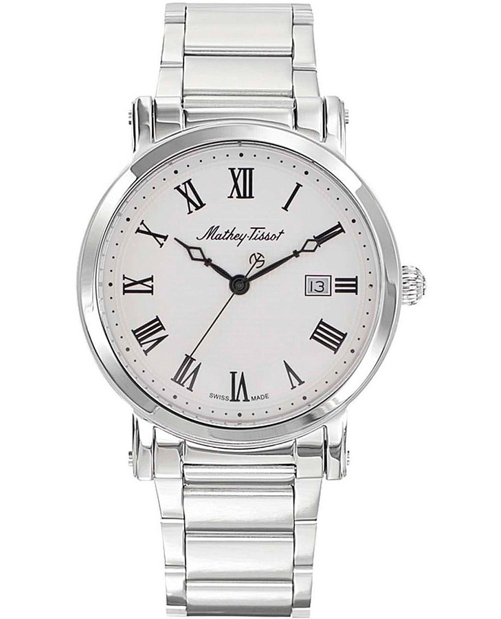 Часы Mathey-Tissot City Metal HB611251MABR — мужские, белый