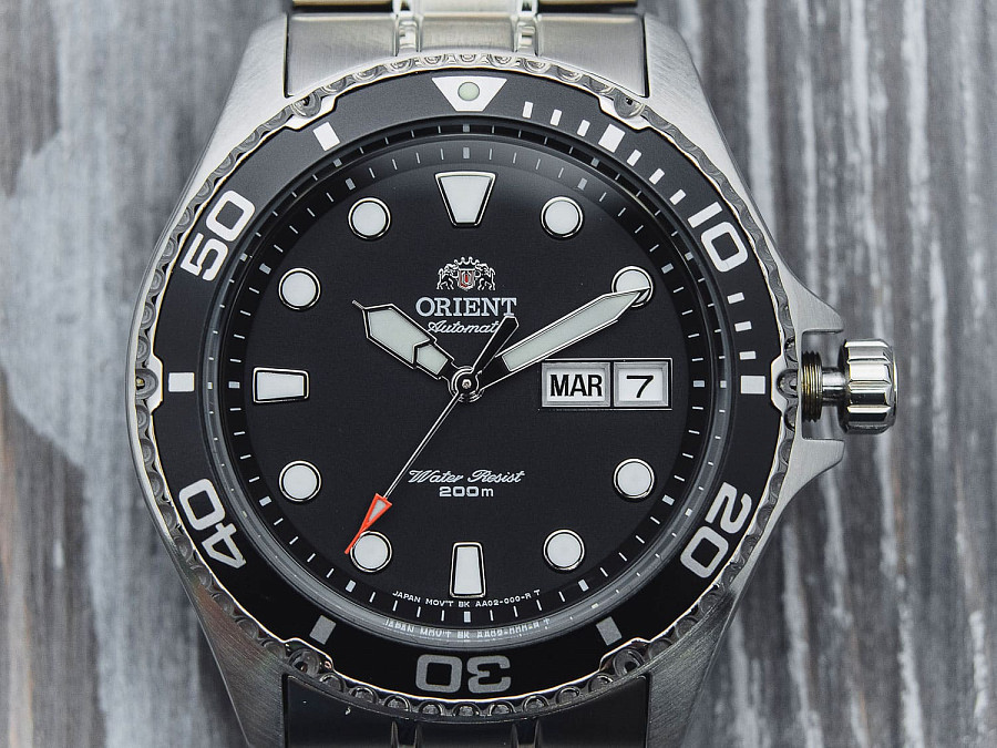 Часы Orient Diving Sports Automatic AA02004B — мужские, нержавеющая сталь