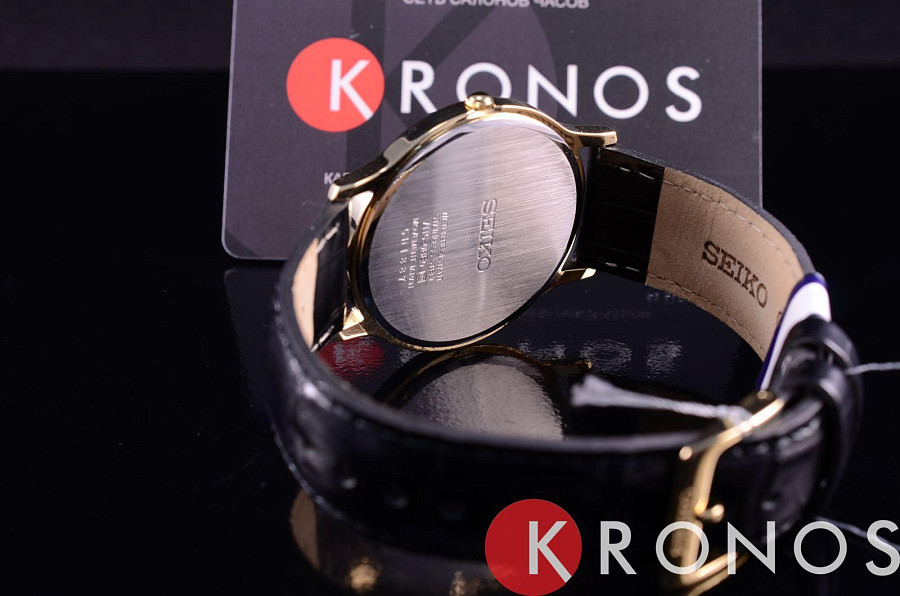 Часы Seiko Conceptual Series Dress SUP872P1 — кожа + текстиль, мужские