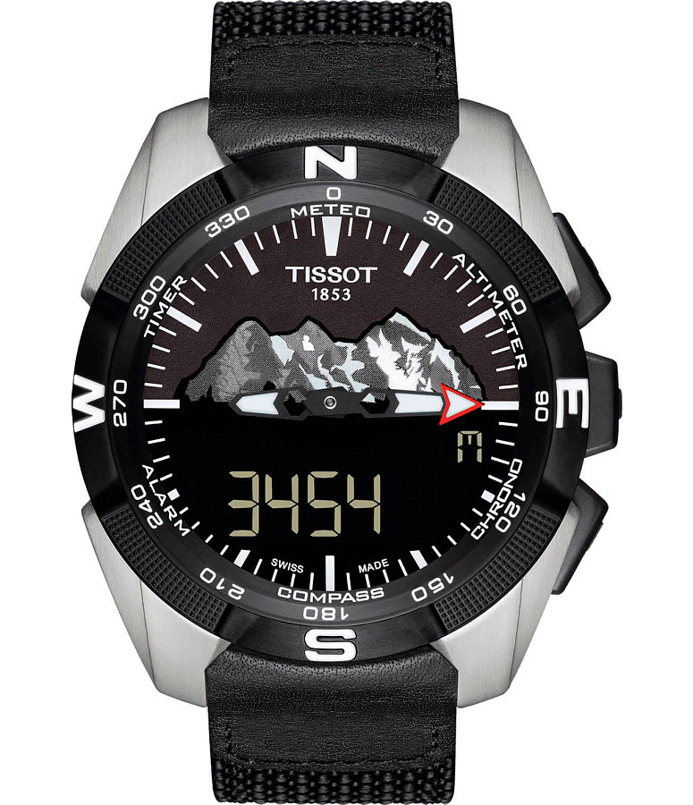 Часы Tissot T-Touch Expert Solar Jungfraubahn T091.420.46.051.10 — мужские, черный