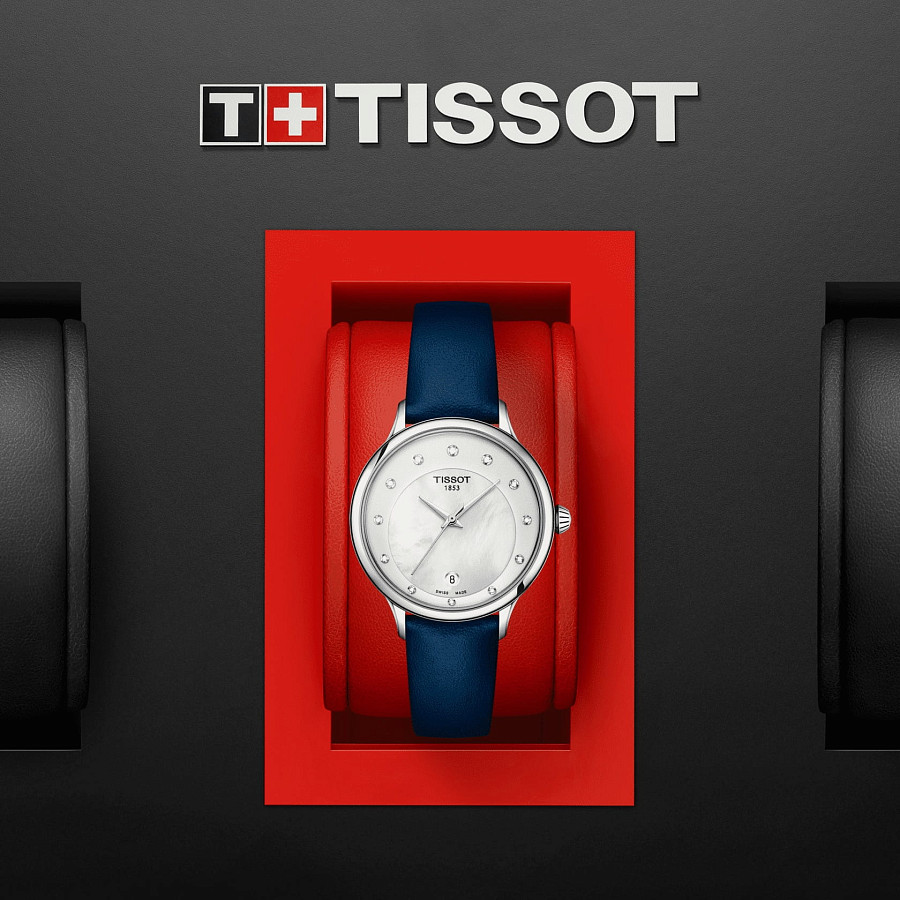 Часы Tissot Odaci-T T133.210.16.116.00 — женские, кожаный
