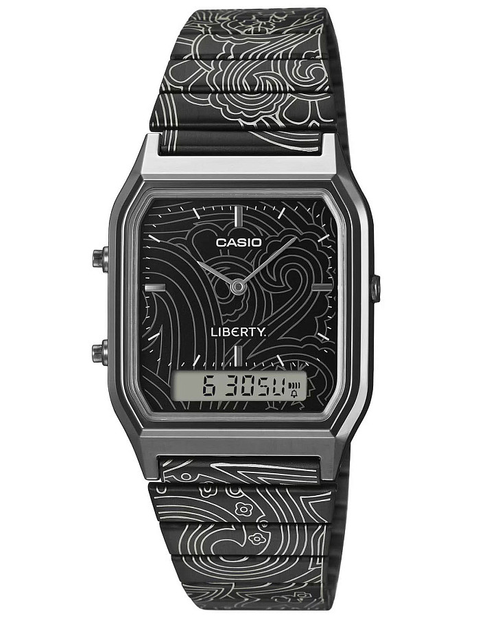 Часы Casio Vintage AQ-230EBLT-1A — мужские, черный