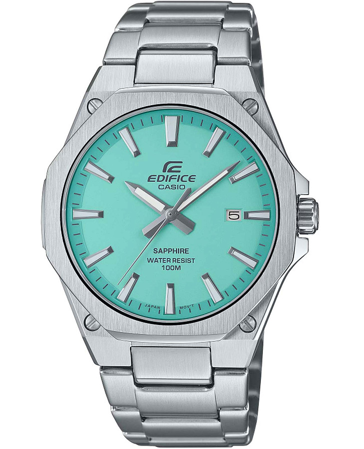 Часы Casio Edifice EFR-S108D-2B — мужские, бирюзовый
