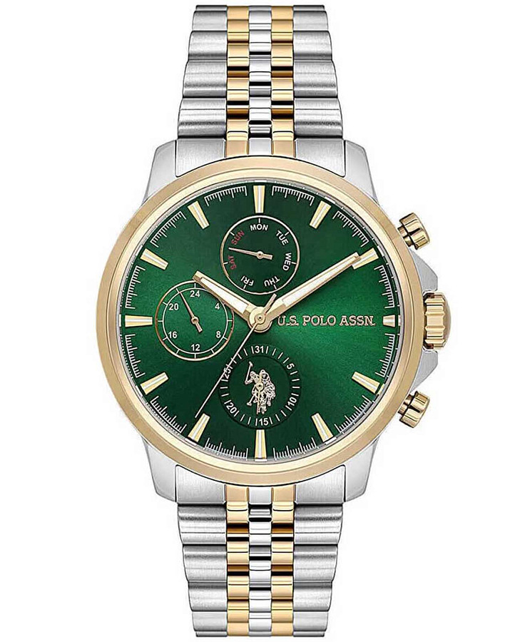 Часы U.S. Polo Assn. USPA1152-05 — мужские, зеленый