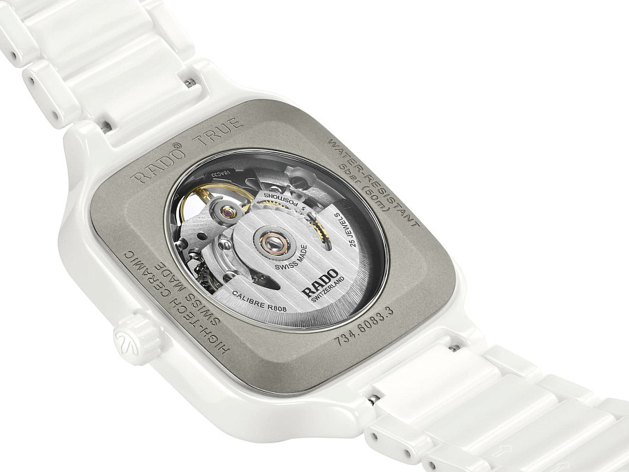 Часы Rado True Square Automatic Skeleton R27126012 — керамика, Швейцария
