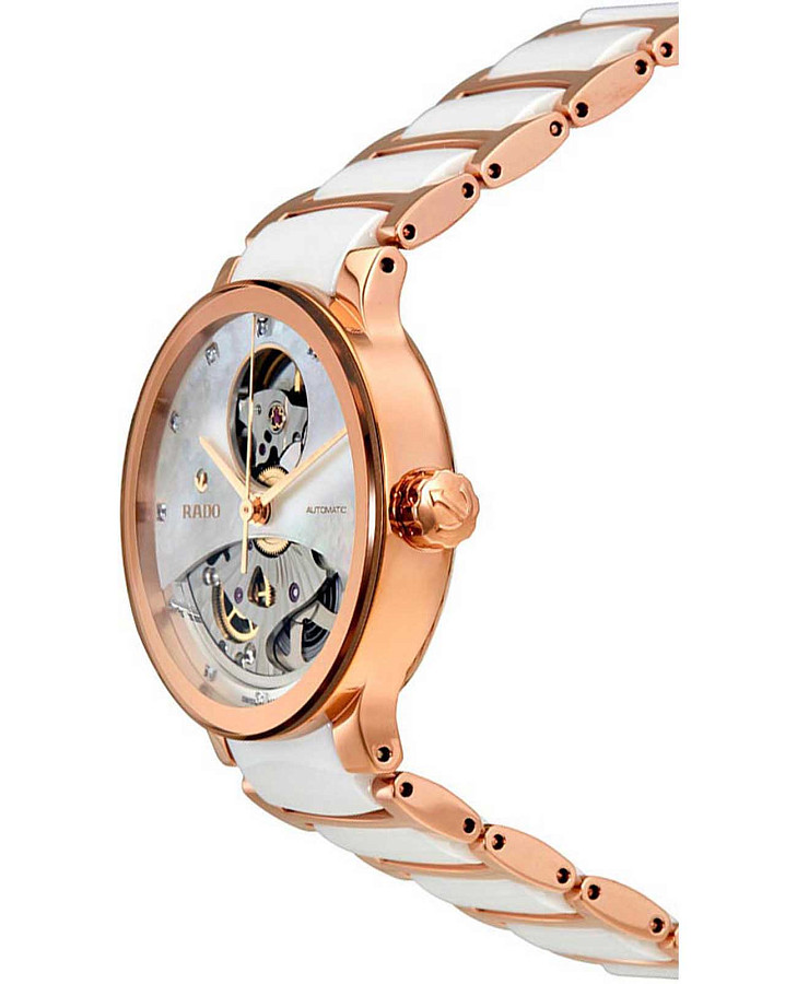 Часы Rado Centrix Automatic Diamonds Open Heart R30248902 — механические, сталь металл