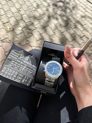Фото покупателя: Швейцарские наручные часы Tissot PR 100 Sport Gent Chronograph T101.617.11.051.00 с хронографом