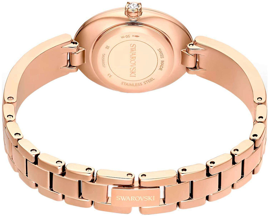 Часы Swarovski Crystal Rock Oval 5656857 — нержавеющая сталь с pvd-покрытием, женские