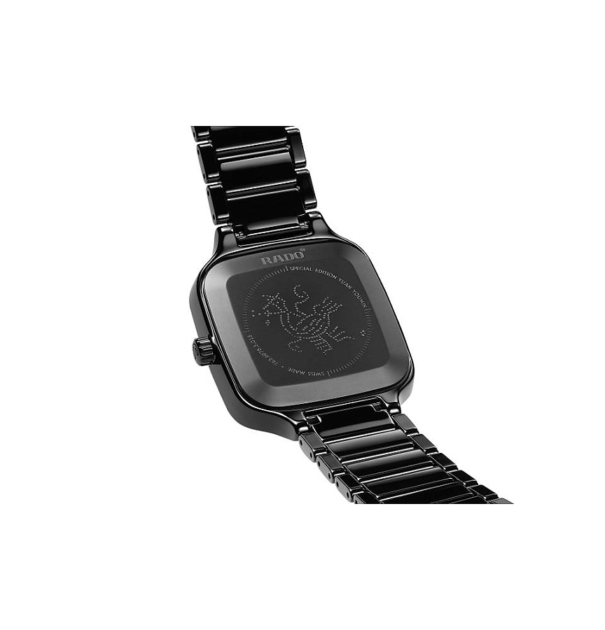 Часы Rado True Square True Heart R27078152 — титан + высокотехнологичная плазменная керамика, мужские