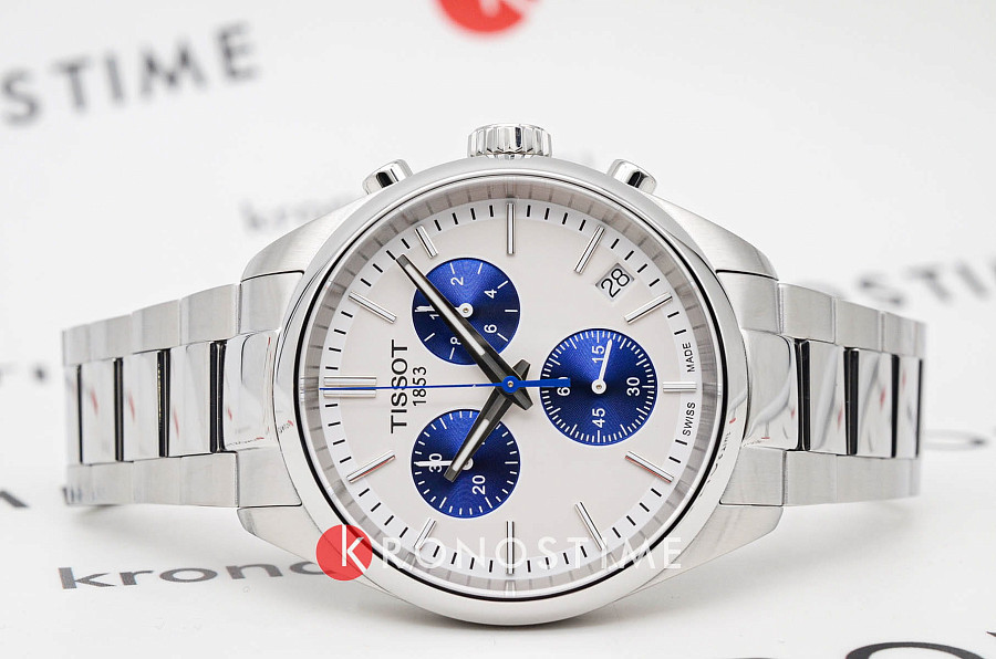 Часы Tissot PR 100 Chronograph T150.417.11.011.00 — кварцевые, металл сталь